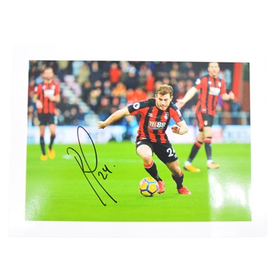 Lot 138 - Signed Ryan Fraser 5x7 colour photograph, Bournemouth