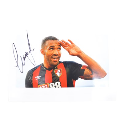 Lot 137 - Signed Callum Wilson 4x7 colour photograph, Bournemouth