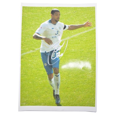 Lot 202 - Signed Jermaine Beckford A4 colour picture, Leicester City