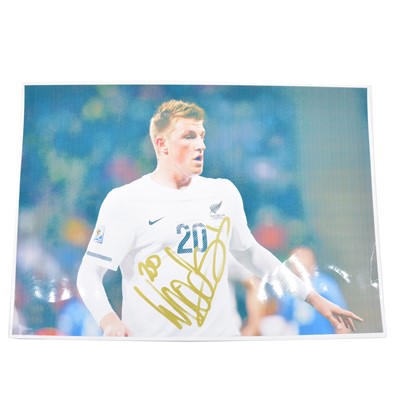 Lot 463 - Signed Chris Wood A4 colour picture, New Zealand