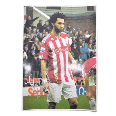 Lot 304 - Signed Jermaine Pennant A4 colour photograph, Stoke City