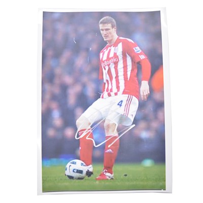 Lot 306 - Signed Robert Huth A4 colour photograph, Stoke City