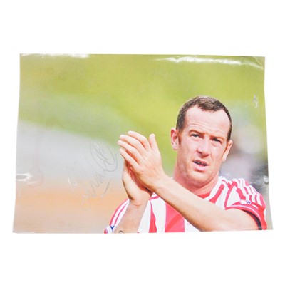 Lot 288 - Signed Charlie Adam A4 colour photograph, Stoke City