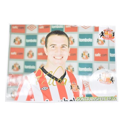 Lot 315 - Signed John O'Shea A4 colour photograph, Sunderland