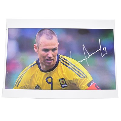 Lot 465 - Signed Kenny Miller A4 colour photograph, Scotland