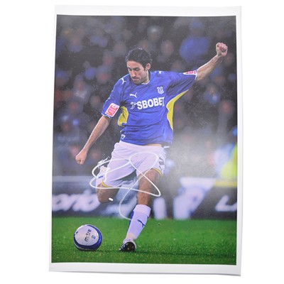 Lot 141 - Signed Peter Whittingham A4 colour photograph, Cardiff City