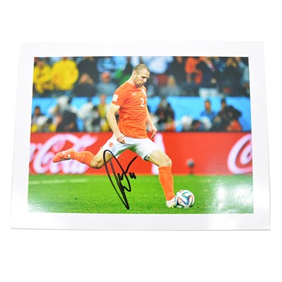 Lot 459 - Signed Ron Vlaar 7x5 coloured photograph, Netherlands