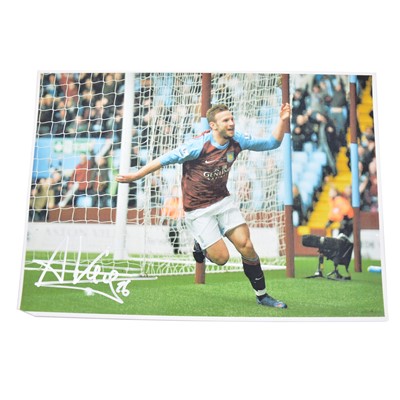 Lot 125 - Signed Andreas Weimann A4 coloured photograph, Aston Villa