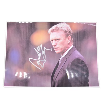 Lot 190 - Signed David Moyes A4 colour photograph