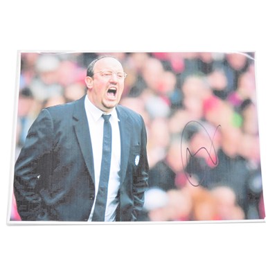 Lot 148 - Signed Rafa Benitez A4 colour photograph, Chelsea