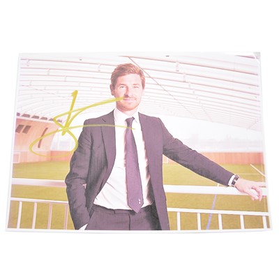 Lot 331 - Signed Andre Villas Boas A4 colour photograph, Tottenham