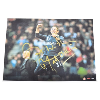 Lot 314 - Signed Martin O'Neil A4 colour photograph, Sunderland