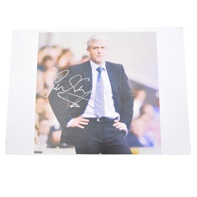 Lot 222 - Signed Mark Hughes A4 colour photograph, Manchester City