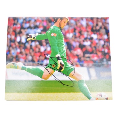 Lot 257 - Signed David De Gea 8x10 colour photograph, Manchester United