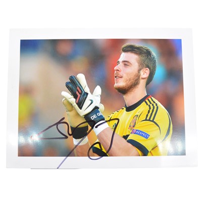 Lot 261 - Signed David De Gea 5x7 colour photograph, Manchester United