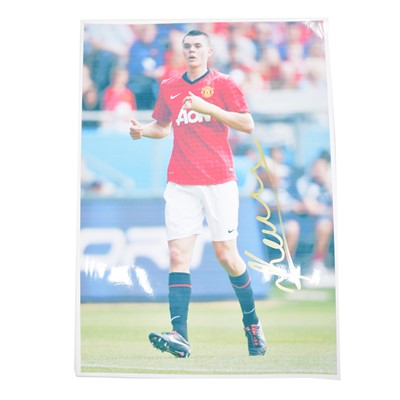 Lot 254 - Signed Michael Keane A4 photograph, Manchester United