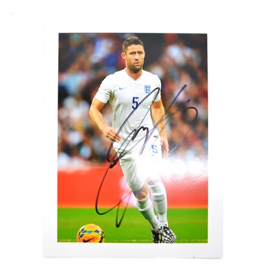 Lot 430 - Signed Gary Cahill 8x10 colour photograph, England