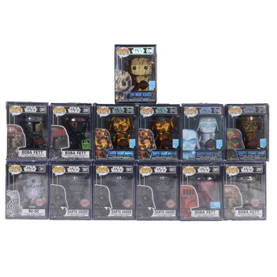 Lot 1 - Funko Pop!, thirteen Star Wars Art Series, Limited and other figures