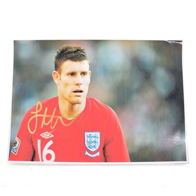 Lot 422 - Signed James Milner A4 colour photograph, England