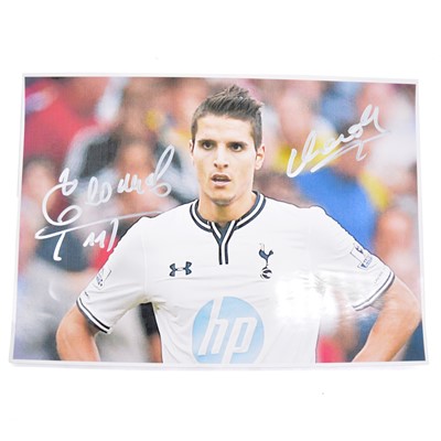 Lot 323 - Signed Eric Lamela A4 colour photograph, Tottenham Hotspur