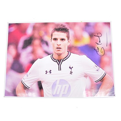 Lot 330 - Signed Eric Lamela A4 colour photograph, Tottenham Hotspur