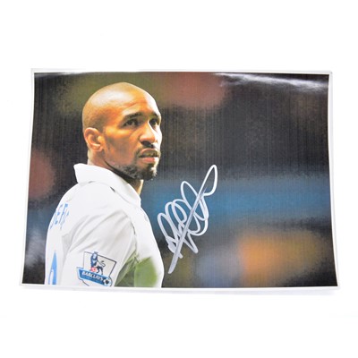 Lot 350 - Signed Jermaine Defoe A4 colour photograph, Tottenham Hotspur