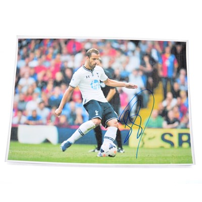 Lot 344 - Signed Roberto Soldado A4 colour photograph, Tottenham Hotspur