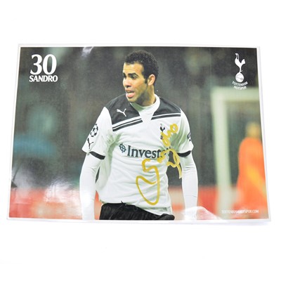 Lot 169 - Eighteen signed Tottenham Hotspur photographs, including Harry Kane and Jermaine Defoe
