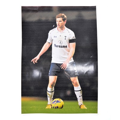 Lot 329 - Signed Jan Vertongen A4 colour photograph, Tottenham