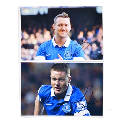 Lot 187 - Signed Aiden McGeady and James McCarty 6x4 colour photographs, Everton