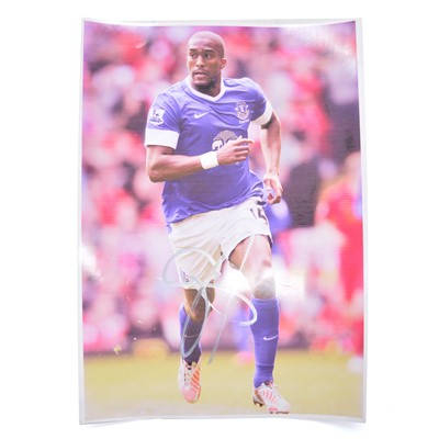 Lot 189 - Signed Sylvan Distan A4 colour photographs, Everton