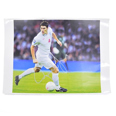 Lot 408 - Signed Gareth Barry A4 colour photographs, England