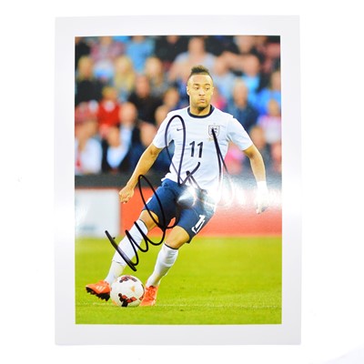 Lot 390 - Signed Nathan Redmond 5x7 colour photograph, England U21