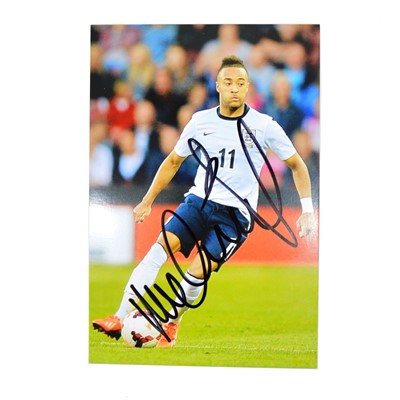 Lot 392 - Signed Nathan Redmond 4x6 colour photograph, England U21