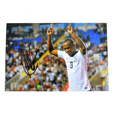 Lot 387 - Signed Saido Berahino 4x6 colour photograph, England U21