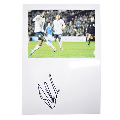 Lot 389 - Signed Saido Berahino A4 colour photograph, England U21