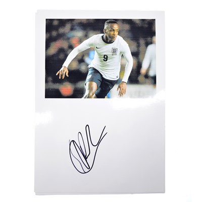 Lot 388 - Signed Saido Berahino A4 colour photograph, England U21