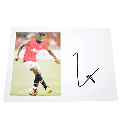 Lot 256 - Signed Wilfred Zaha A4 colour photograph, Manchester United