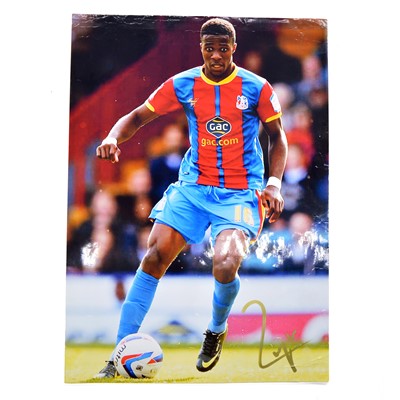 Lot 159 - Signed Wilfred Zaha A4 colour photograph, Crystal Palace