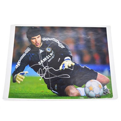 Lot 143 - Signed Petr Cech A4 colour photograph, Chelsea