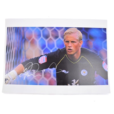 Lot 197 - Signed Kasper Schmeichel A4 colour photograph, Leicester City