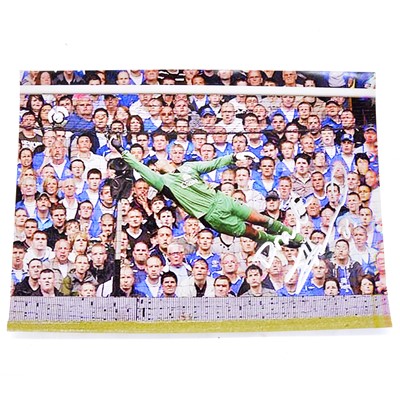 Lot 186 - Signed Tim Howard A4 colour photograph, Everton