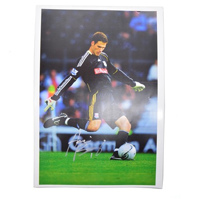 Lot 285 - Signed Asmir Begovic A4 colour photograph, Stoke City