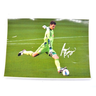 Lot 308 - Signed Asmir Begovic A4 colour photograph, Stoke City