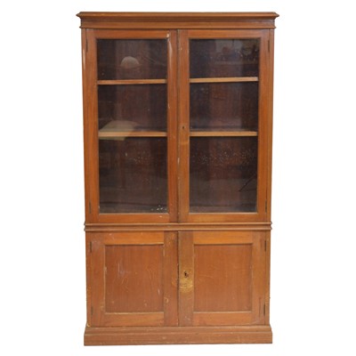 Lot 290 - Edwardian walnut bookcase