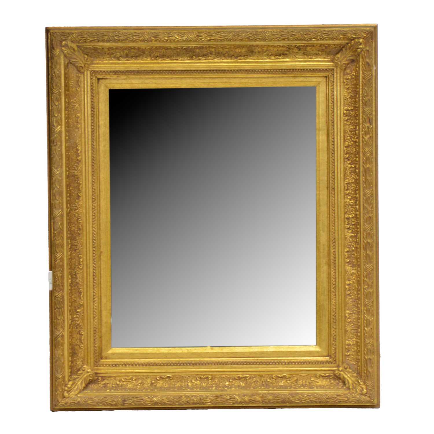 Lot 430 - Rectangular wall mirror