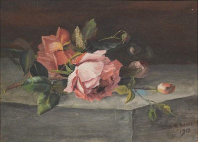 Lot 177 - Tudor Williams, Still life of roses