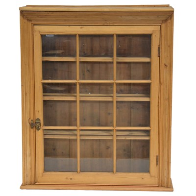 Lot 294 - Reclaimed pine wall cabinet