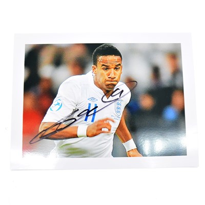 Lot 400 - Signed Scott Sinclair 7x5 colour photograph, England U21