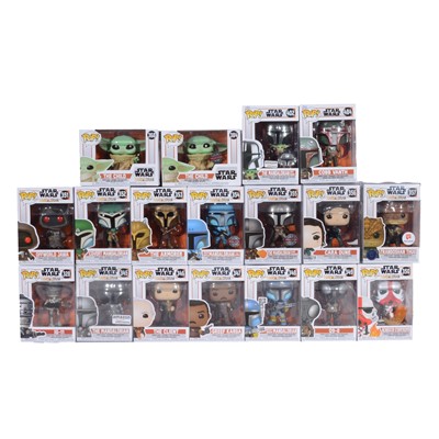 Lot 6 - Funko Pop! 18 The Mandalorian figures